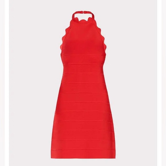 Herve Leger Dresses & Skirts - HERVE LEGER ‘Scallop Edge Mini Dress’